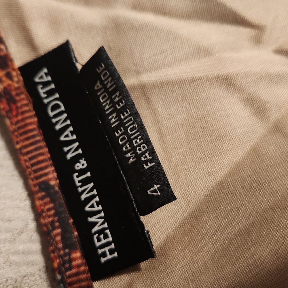 ANTHRO | $148 Hemant & Nandita Zeri Peasant Dress - Picture 8 of 8